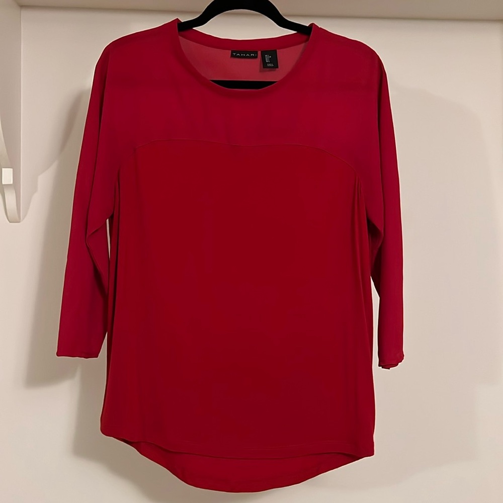 Tahari 3/4 Sleeve Top